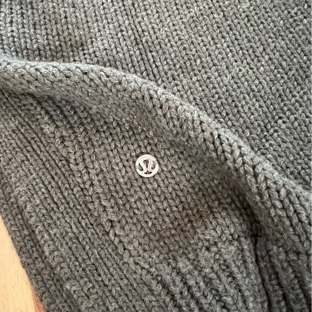 lululemon athletica Dark Charcoal Crew Neck Sweater